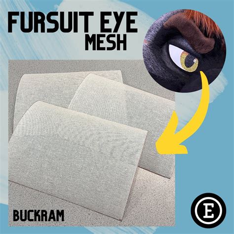 fursuit eyes|buckram mesh for fursuit eyes.